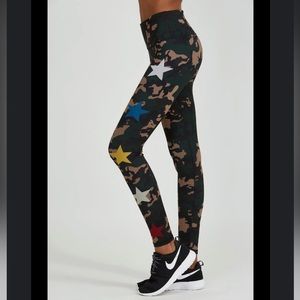 NOLI Yoga Combat Legging in Green Camo XS